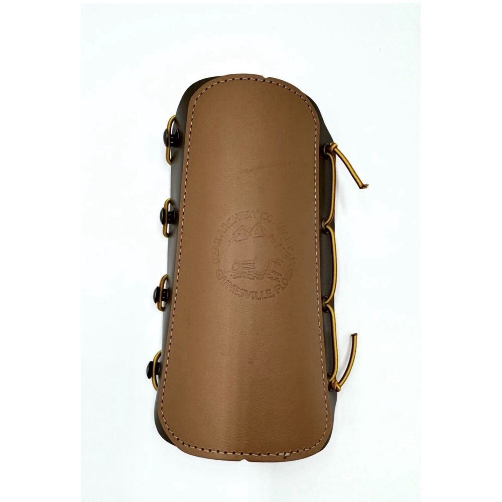 Fred Bear Traditional Archery Logo Leather Arm Guard Protector New